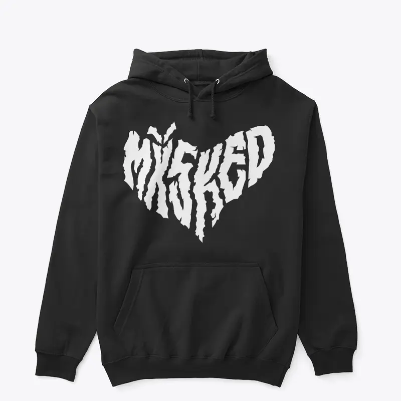 MXSKED Grunge White Hoodie