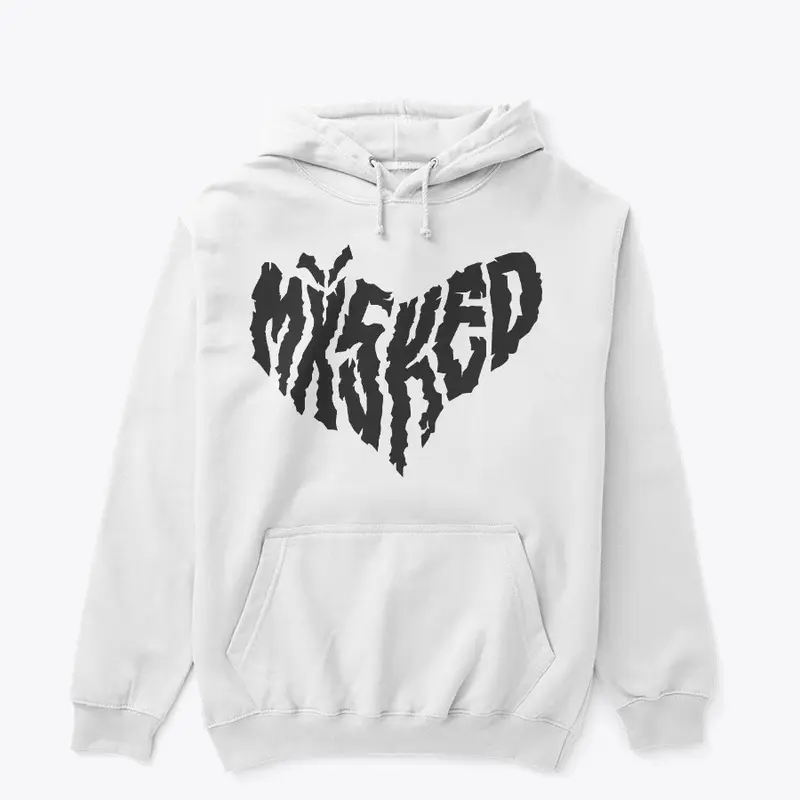 MXSKED Grunge Black Hoodie